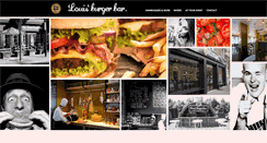 Desktop Screenshot of louisburgerbar.com